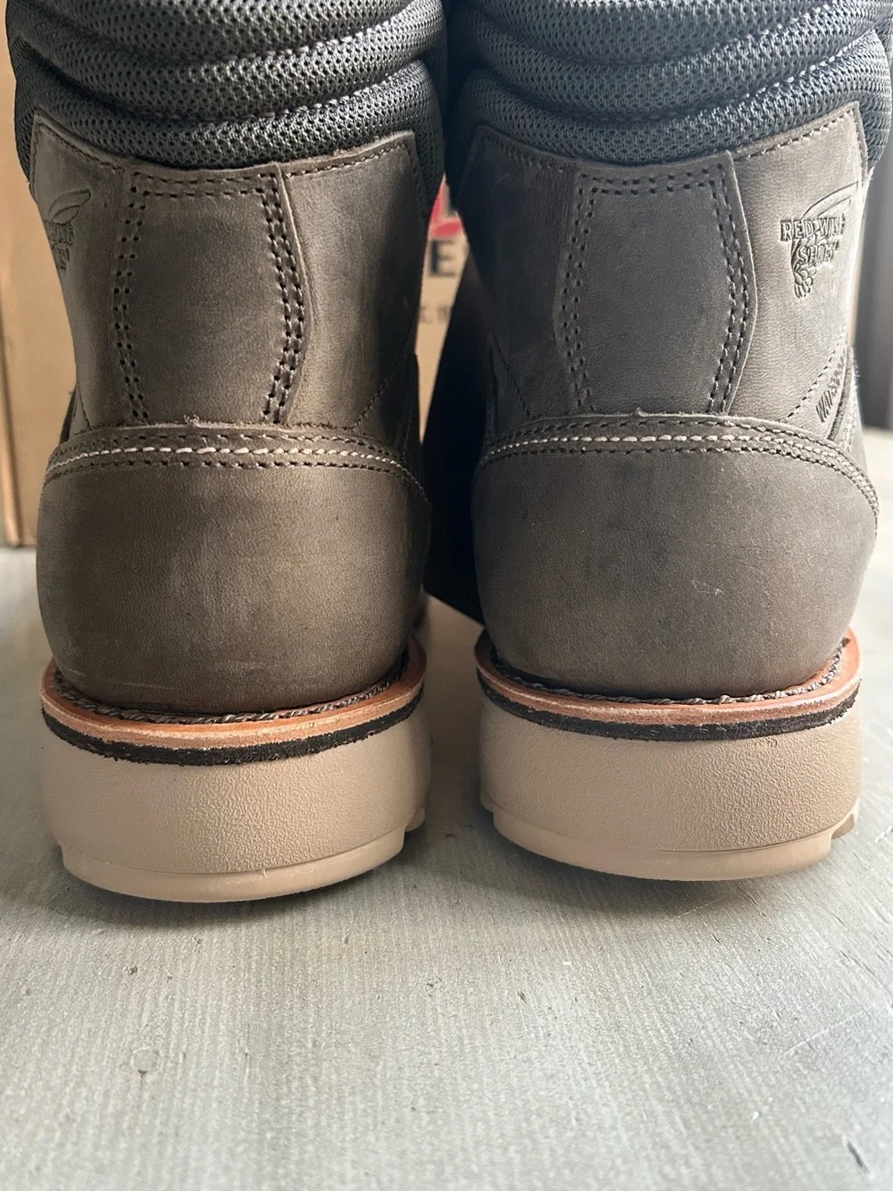 RED WING shoes Men's Brown Work Boots with BOA Closure